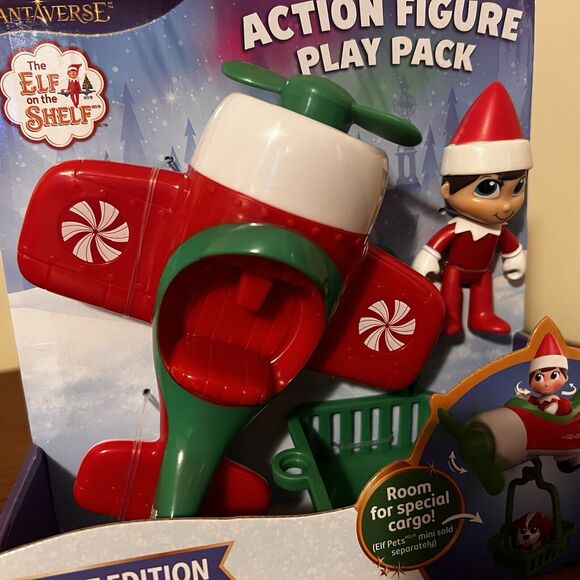 Elf On The Shelf Action Figure Play Pack Flight Edition Airplane Elf Pets New - Picture 4 of 7